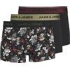JACK & JONES JACFLOWER MICROFIBER 3 PACK NOOS Boxer Uomo