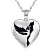 YAFEINI Collana in Argento Sterling S925 con Stampa Della Zampa, Collana con Ciondolo a Forma di Cane, Gatto e Gatto, Gioielli, Regali per le Donne, le Ragazze e le Figlie