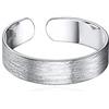 ChicSilver Anello Uomo Regolabile Anello Regolabile Donna Uomo in Argento Sterling S925 5/10/15 mm Largo Grande, Gioiello Minimalista, Stile Hip Hop, Knuckle Rings