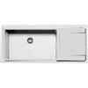 Foster 2211 052 Lavello da Incasso 1 Vasca con gocciolatoio a Destra 1173 x 513 mm Semifilo Serie KE semifilotop Acciaio Inox 2211052