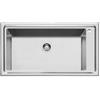 Foster 2287 050 Lavello da Incasso 1 Vasca Monovasca 873 x 513 mm Semifilo Serie KE semifilotop Acciaio Inox 2287050