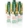 Zuegg Skipper Succo di Frutta Multifrutti Senza Zuccheri Aggiunti, Bevanda a Base di Puree e Succhi di Frutta, Senza Glutine, Contenuto 55% Frutta (3x1L)