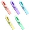 Daleweo Set di 5 Gomme Retrattile a Forma di Cuore, Penna Gomma con 5 Ancore di Ricambio, Gomme da Cancellare Bambini e Gomma Matita per Scuola, Disegno e Scrivere