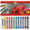 KOH-I-NOOR TOISON D'OR 8512-Gessetti scuola a secco, confezione da 12 pezzi