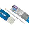 Apsara Matite per marcatura in vetro, colore bianco, confezione da 10