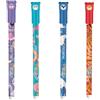 GREEN TRADE Set Penne Cancellabili Mitama Spinny Pen per Bambini, Inchiostro Gel Blu Ricaricabile, Punta 0.7mm, Gomma Inclusa, Facce Girevoli, Scuola Elementare, Idea Regalo 4PZ (Civetta,Orso,Tigre,Volpe)