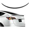 Ywooon per Tesla Model 3 Ala Spoiler Posteriore Ala della Decorazione del Tronco per Model 3 2016-2023 Model 3 Performance Spoiler Ala Bagagliaio Originale (Fibra di Carbonio Lucida)