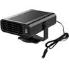 LKHSYAN Sbrinatore portatile per auto, 12 V, sbrinatore e sbrinatore per parabrezza, 2 in 1, riscaldamento e raffreddamento rapido, per auto, riscaldatore per auto (nero)