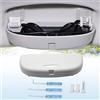 Coleya Custodie Occhiali Compatibile con VW Golf 7 7.5 2013-2019 VW Tiguan 2 2016-2023, Porta Occhiali per Auto, Supporti per Occhiali da Sole, Golf 7 Accessori Scatola Occhiali (Grigio)