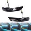 Hacreyatu spie di rotazione dinamiche LED per Focus MK2 MK3 | per Ford Mondeo mk4 2011 2012 2013 2014 2015 ,per specchietto retrovisore laterale (giallo)