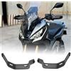 Midimttop Paramani Moto Protezioni Mani Vento Freddo Protezioni Manubrio Deflettori Replacement for CRF1100L Africa Twin Adventure Sports X-ADV 750 X-ADV750 Parti 2021-2024(Nero-Standard)