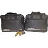 made4bikers Valigia stampata tasche interne adatte per BMW R1300GS Adventure (R 1300 GS) dal 2023 (KA2) con valigetta in alluminio