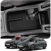BSTW Compatibile con Seat Leon mk4 2020-2025 & Cupra Leon Sportstourer/Cupra Formentor 2021-2025 Vano Portaoggetti per Bracciolo, Contenitore Centrale Organizer Scatola di Immagazzinaggio (Nero)