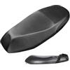Voarge Coprisella per Moto Universale Coprisedile, Coprisedile Scooter In Pelle Protezione Coprisedile, Antigraffio con Protezione Sole e Pioggia.Per Scooter Elettrico e Moto Nero, XL