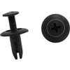 A ABSOPRO Rivetti in plastica da 5 mm di diametro per foro da 15 mm, clip di fissaggio nere per auto (set di 50)