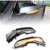 QKLsudua 2pcs Dinamico Segnale di Girata LED Specchietto Laterale Indicatore Blinker Sequenziale Luce compatibile con In-Finiti Q30 Q50 Q60 Q70 QX30 QX50 QX60 QX70