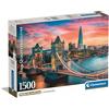 Clementoni Puzzle Collection - London Twilight - 1500 Pezzi - Puzzle Adulti, Poster Incluso, Divertimento Per Adulti, Made In Italy, 31715