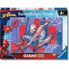 Ravensburger - Puzzle 3 Anni, Giant Floor Puzzle 24 Pezzi, Spiderman - Puzzle Bambini 3 Anni, Collezione Marvel, Giochi Educativi e Divertenti, Idee Regalo