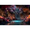 Yunlus Puzzle per Adulti 1000 Pezzi Puzzle Impossibile Difficili Sfidanti per Adulti Adolescenti Magia Acqua Tenda Grotta Paesaggio Naturale Scenario Puzzle 1000 Pezzi 71 x 51 cm