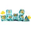 BESCON DICE Set di 7 dadi poliedrici a forma di fungo, per giochi di ruolo, giochi di ruolo e giochi di ruolo MTG