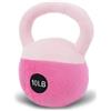 Lullaberry My First Kettlebell, giocattolo sensoriale per neonati, 12 cm, morbido sonaglio rosa, sicuro e facile da impugnare, perfetto per genitori attivi