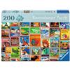 Ravensburger Puzzle 12001371 - francobolli - Puzzle da 200 pezzi per anziani e anziani, con pezzi di puzzle più grandi e pratici, modello di immagine grande e base robusta per puzzle