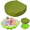 WDFCN Copertura per sabbiera verde, copertura protettiva impermeabile per sabbiera, piscina, sabbiera, mobili da giardino, 90 x 15 cm, tessuto Oxford 210D
