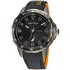 Nautica NAPCLS113 - Orologio da uomo in acciaio inox, al quarzo, cinturino in silicone, colore: nero, 22 pezzi, Nero, Cinturino