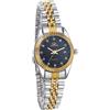 JewelryWe Coppia di orologi al quarzo analogici, con calendario impermeabile fino a 30 m, cinturino in acciaio inox, per uomo e donna, con quadrante con strass