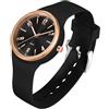 GBB Orologio al quarzo da donna, con cinturino in morbido silicone, analogico, al quarzo, con quadrante luminoso e facile da leggere, orologio da polso alla moda per studenti, donne, uomini, unisex