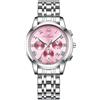 JewelryWe Orologio da Polso da Coppia Impermeabile: da Uomo Donna Cinturino Regolabile in Acciaio Inossidabile con Quadrantini Finti Orologio Numero Romano alla Moda al Lavoro