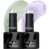 Mylee Duo Smalto Gel Semipermanente 2x8ml [Crème de Mint & Violet]
