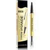 KALOEY Matita per sopracciglia impermeabile - Microblading Eyebrow Pen 2 in 1 Matita per sopracciglia a doppia estremità 3D con 4 punte a forchetta per un look naturale e un risultato duraturo
