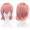 IMISSU Parrucca unisex corta dei capelli del partito BOB con frangia parrucche costume di Halloween (Rosa)