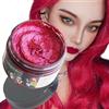 RUIBAVYA Cera Per Capelli Temporaneo Cera Per Capelli Lavabile Cera Colore Semipermanente Capelli Per Feste, Giochi Di Ruolo, Festival Diy Hair Colour Cera(Rosso rosa)