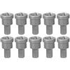 Miskall Regolatore di Profondità della Vite, 10 pezzi di Punte per Viti per Cartongesso Setter Dimpler PH2 Supporto per Punte Magnetiche per Cartongesso Vite Limite di Arresto di Profondità