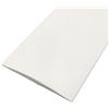 TopHomer Profilo di transizione per pavimento, nastro separatore autoadesivo in PVC, 1 m x 5 cm, nastro di soglia per pavimenti in piastrelle, legno, laminato, sigilla lo spazio (bianco)