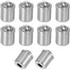 PATIKIL 10 Pcz Puntine A Sfera In Acciaio Inox 304 Puntine A Molla Con Sfera Fermaporta Serratura A Sfera Per Ante Cassetti E Armadi (8x9mm)