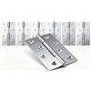 LLRY Cerniere in acciaio inox resistente, 87 x 52 mm, confezione da 10, in acciaio spazzolato antiruggine, cerniere silenziose per capannoni, cancelli, armadi, porte interne ed esterne