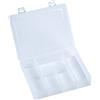 hünersdorff Cassetta a scomparti PP MINI, 5 scomparti 140x180x40 mm, colore trasparente