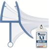 HNNHOME - Guarnizione di Tenuta per Box Doccia o Vasca da Bagno, in Gomma, Compatibile con Vetro Spesso 8-10 mm, per Pannelli curvi o Piatti con interstizio di 5-10 mm
