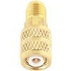 Ftvogue R410A Adattatore SAE Femmina Connettore Tubo Flessibile HVAC Raccordi in Rame Adattatore A/C 1/4inch SAE Maschio a 5/16inch(R410A Adapter)