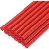 QUARKZMAN 20pz Stick Colla a Caldo per Pistola Colla a Caldo 11mm x 200mm/0,43 x 8 Mini Bastoni di Colla a Caldo Adesiva Rosso