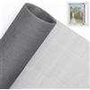 Hosaud - Zanzariera per finestra, 250 x 120 cm, in fibra di vetro, protezione dagli insetti, per finestre, tagliabile e a maglia fine, per tutte le finestre, colore: grigio