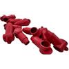 Exoda 10x cappucci di protezione capocorda 35-95 mm² rossi conico | Cappuccio di protezione, conico, passacavo, per terminali a occhiello, sezione del cavo 35-95 mm², diametro della testa 20 mm
