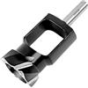 luolety Fresa per tasselli, trapano a tenone, con punta a tenone, per la lavorazione del legno, per la lavorazione del legno, con gambo da 13 mm, per la realizzazione di mobili (40 mm)