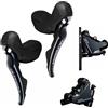 Shimano Kit freno a disco Shimano Ultegra r8020 2x11v anteriore 1000mm nero