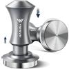 YMWVH Premium Barista Espresso Tamper 51 mm, con base ondulata in acciaio inossidabile, 2 pressini caricati a molla costanti 13,6 kg, 51 mm Tampers compatibile con macchina da caffè DeLonghi