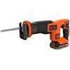 BLACK+DECKER BDCR18M1-QW Sega a sciabola Senza Fili, 1 Batteria, 1 Lama da 140 mm
