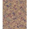 Rasch 649611 - Carta da parati in tessuto non tessuto, motivo grafico, 10,05 m x 0,53 m, colore: Oro